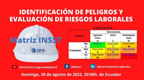 evaluación de riesgo laboral metal